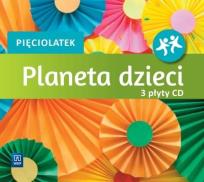 Okładka książki Planeta dzieci Pięciolatek.Kpl. 3 płyt CD WSIP