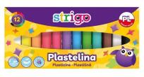 Opakowanie Plastelina 12 kolorów STRIGO