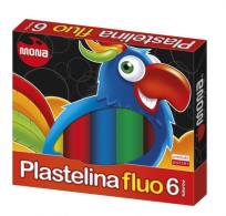 Okładka książki Plastelina fluo 6 kolorów MONA