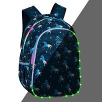 Opakowanie Plecak 2-komorowy Coolpack Jimmy LED Blue Unicorn