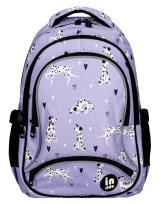 Opakowanie Plecak fioletowy dalmatyńczyki