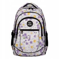 Opakowanie Plecak młodzieżowy Margaretki Fiołki CHIN&CHILLA
