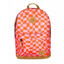 Opakowanie Plecak szachownica fioletowo-czerwona PAUL&CO