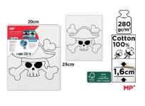 Opakowanie Płótno do malowania czaszka 20x25