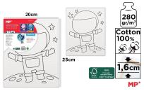 Opakowanie Płótno do malowania kosmonauta 20x25