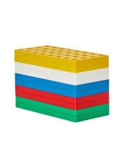 Opakowanie Plus-Plus Big Mix kolorowych podstawek