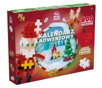 Opakowanie PLUS-PLUS KALENDARZ ADWENTOWY - 600 ELEMENTÓW
