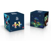 Opakowanie Plus-Plus świecące w ciemności 600 elementów