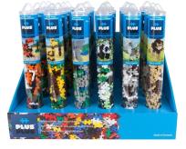 Opakowanie Plus-Plus Tuby Zoo Display 24 sztuki