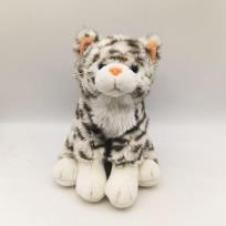 Opakowanie Pluszowy kot w szare paski