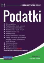 Okładka książki Podatki - ujednolicone przepisy - 3.01.2025