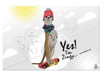 Opakowanie Podkładka na biurko 60x40cm Surykatka