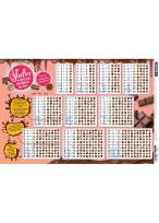 Opakowanie Podkładka na biurko Słodka tabliczka mnożenia