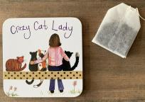 Opakowanie Podkładka pod kubek C153 Crazy Cat Lady Kociara