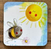 Opakowanie Podkładka pod kubek C242 Szczęśliwa pszczoła