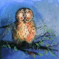 Opakowanie Podkładka pod kubek C50 Nocna sowa