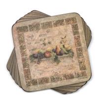 Opakowanie Podkładki pod kubek małe Owoce 6szt