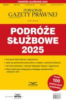 Okładka książki Podróże slużbowe 2025 Podatki 6/2024