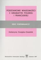 Okładka książki Podstawowe wiadomości z gramatyki polskiej i...