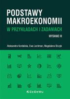 Okładka książki Podstawy makroekonomii w przykładach i zadaniach