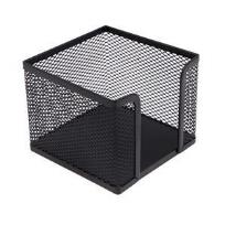 Opakowanie Pojemnik na karteczki metalowy czarny MEMOBE