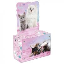 Opakowanie Pojemnik na przybory szkolne Derform Cleo i Frank 35 (kot)