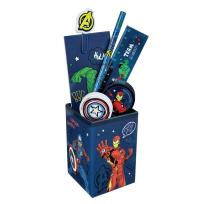 Opakowanie Pojemnik z przyborami szkolnymi Avengers 7el