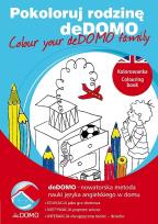 Okładka książki Pokoloruj rodzinę deDOMO. Colour your deDOMO ...