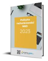 Okładka książki Polityka rachunkowości 2023 z komentarzem do planu kont dla organizacji pozarządowych