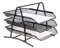 Opakowanie Półka dokumenty 3 części czarna siatka