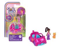 Opakowanie Polly Pocket. Figurka z pojazdem - Kotek HMJ80