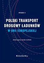 Okładka książki Polski transport drogowy ładunków w UE