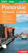 Okładka książki Pomorskie mapa turystyczna plastik