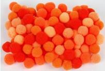 Opakowanie Pompony akrylowe 3 10mm MIX