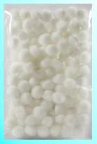 Opakowanie Pompony białe 10mm 100szt