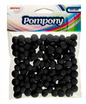 Opakowanie Pompony czarne 10mm 100szt
