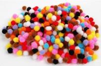 Opakowanie Pompony poliestrowe 7mm MIX