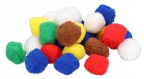 Opakowanie Pompony puszyste MIX 5cm 24szt