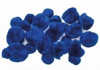 Opakowanie Pompony puszyste niebieskie 24szt