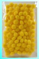 Opakowanie Pompony żółte 10mm100szt