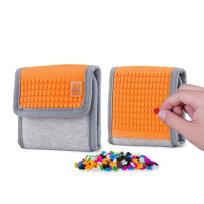 Opakowanie Portfel na rzep z pomarańczowym panelem