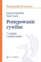 Okładka książki Postępowanie cywilne z testami online