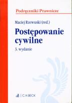 Okładka książki Postępowanie cywilne