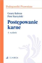 Okładka książki Postępowanie karne wyd.4