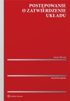 Okładka książki Postępowanie o zatwierdzenie układu