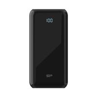 Okładka książki Powerbank Silicon Power GS15 20000mAh 2xUSB A, 1x mUSB + 1x USB C, czarny