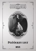 Okładka książki Pożółkły list
