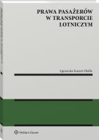 Okładka książki Prawa pasażerów w transporcie lotniczym