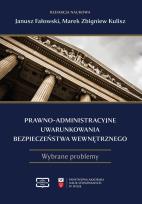 Okładka książki Prawno-administracyjne uwarunkowania...