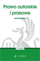 Okładka książki Prawo autorskie i prasowe wyd. 2023